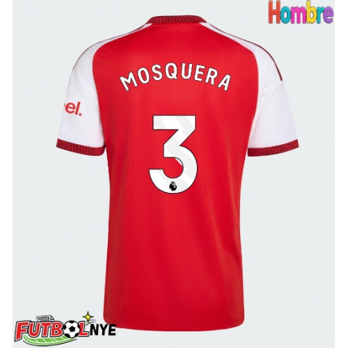 Camiseta Arsenal Cristhian Mosquera #3 Primera Equipación 2026-27 manga corta